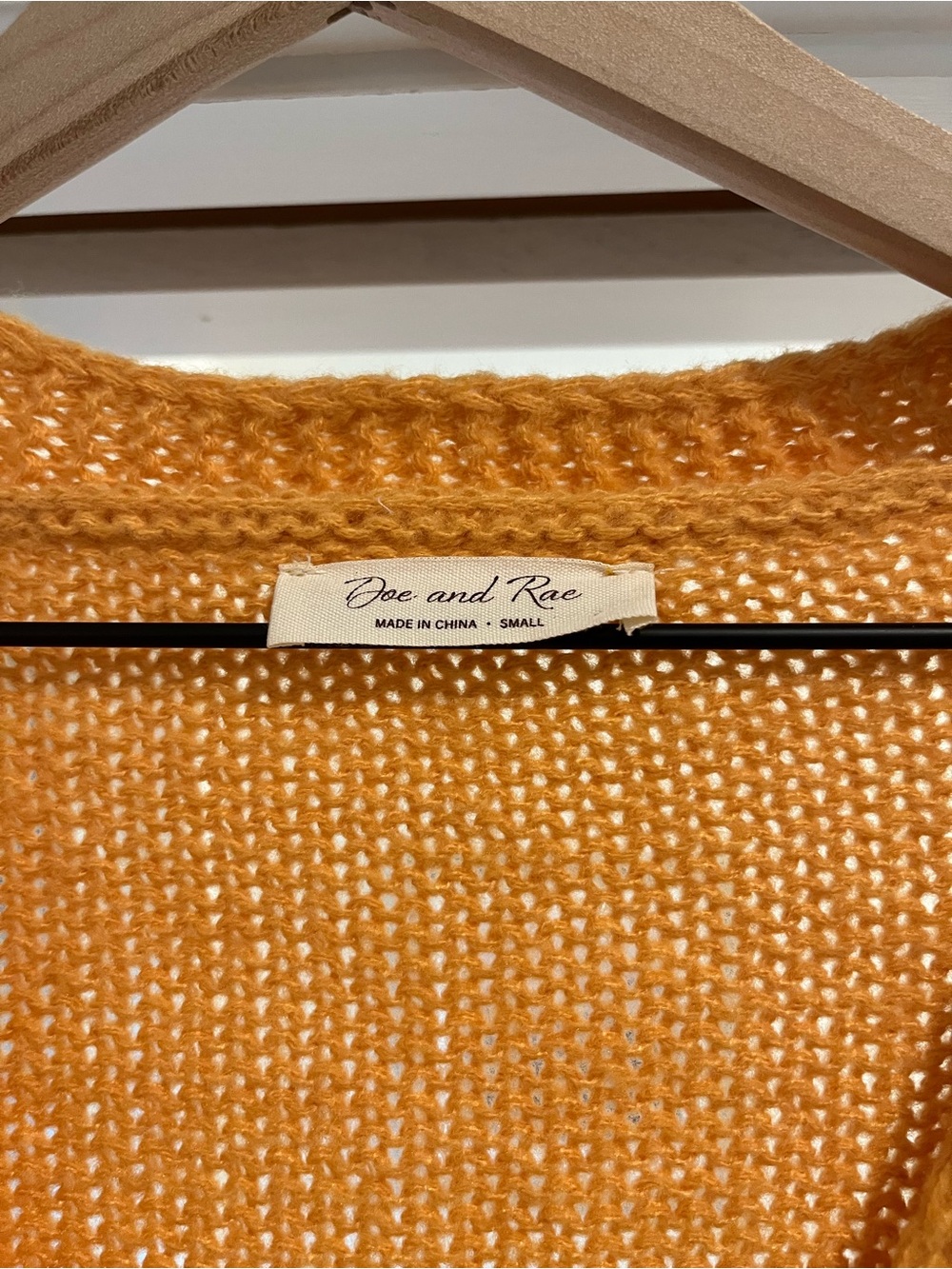 Doe & Rae Mustard Yellow Daisy Appliqué Cardigan - Picture 3 of 7